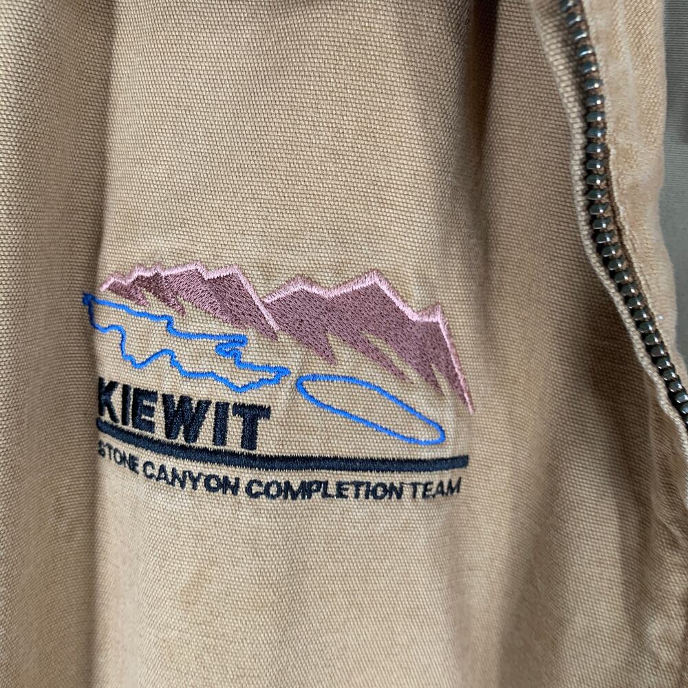Carhartt Canvas Jacket Mens XL Brown Lined Bomber Work Full Zip Vintage 1990s - Picture 4 of 12